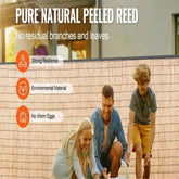 Reed Fence Backyard Landscaping Privacy Blind Fencing Screen 16.4' x 5.5'